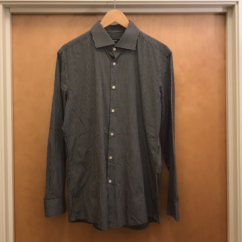 Boss Black Slim Fit Black Shirt